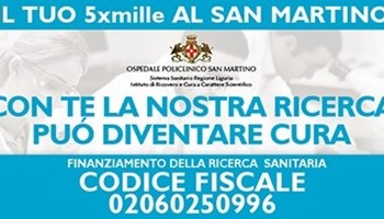 Devoluzione 5 per mille, IRCCS Ospedale Policlinico San Martino