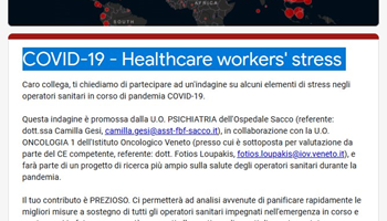 COVID-19 - Healthcare workers\
