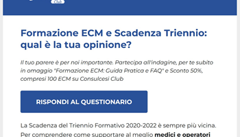 Formazione ECM e Scadenza Triennio: qual è la tua opinione?