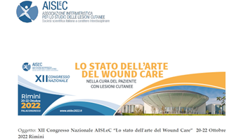 XII Congresso Nazionale AISLeC, “Lo stato dell'arte del Wound Care”20-22 Ottobre 2022 Rimini