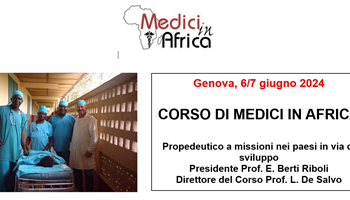 XX Corso Medici in Africa - Genova, Sala Convegni Ordine dei Medici 6/7 giugno 2024