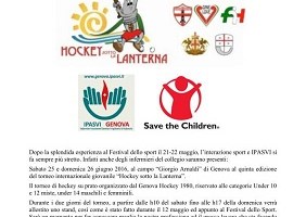 Torneo internazionale giovanile “Hockey sotto la Lanterna”