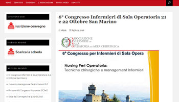 6° Congresso Infermieri di Sala Operatoria 21 e 22 Ottobre San Marino